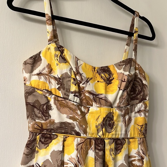 Maggy London Yellow Rose Dress - Picture 2 of 7